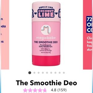 Megababe Pink Smoothie Deodorant